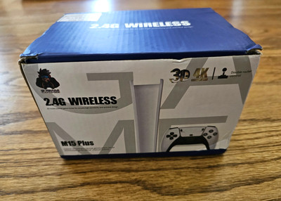 SJGAM M15 Plus 128G 2.4G Wireless Game Stick Console 4K HDMI Double Rocker