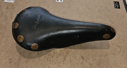 Selle Brooks Professional Vintage - Cuir Noir - Années 70