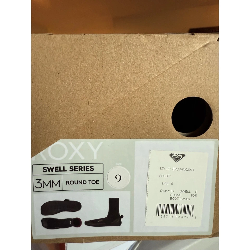 Botas de traje de neopreno Roxy Swell Series 3 mm punta redonda para mujer talla 9 botines de surf Foto 4 de 4