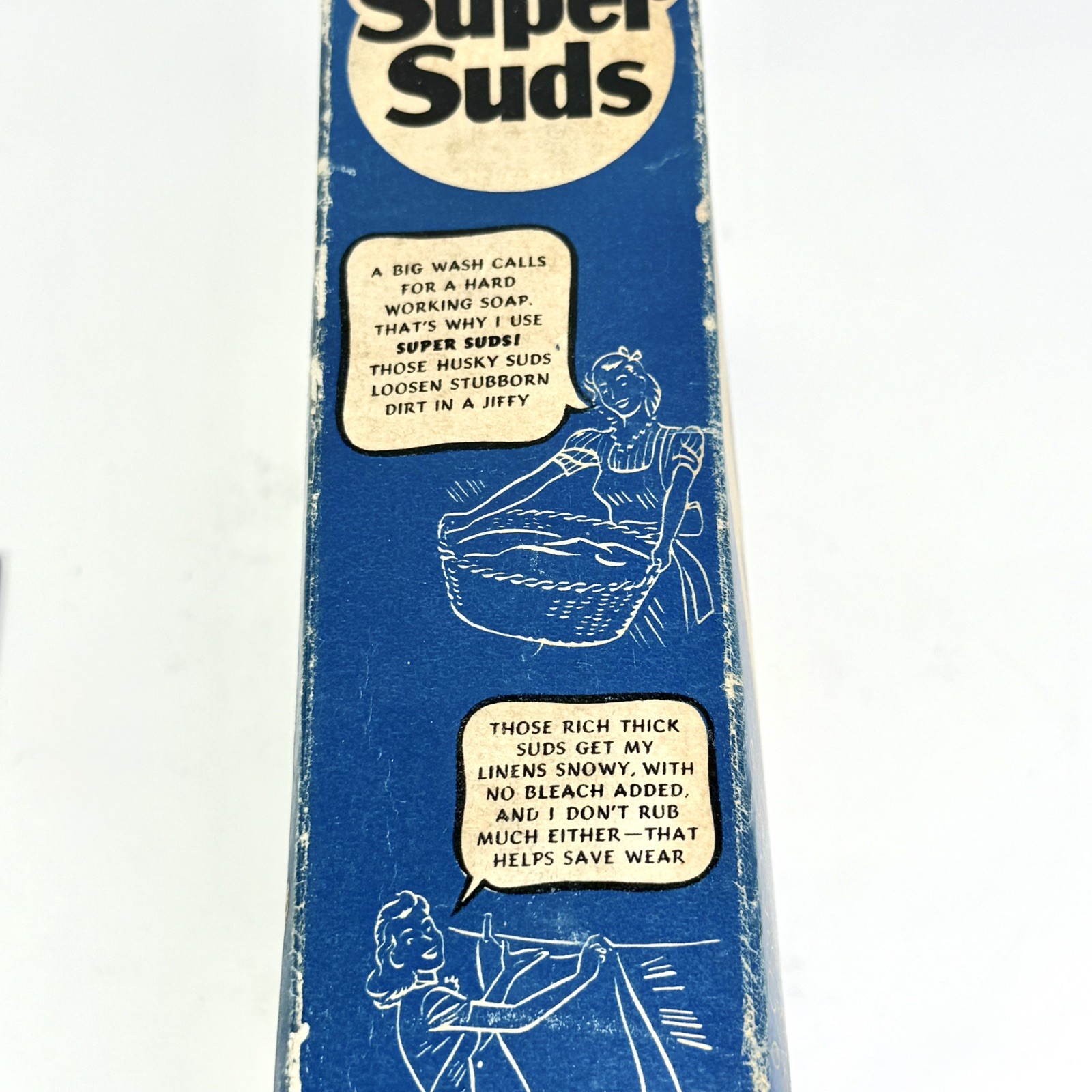 Vintage SUPER SUDS Box Soap -1 pound 7 ounces Colgate Palmolive Peet Unopened