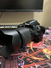 Nikon D3100 Digital SLR Camera 14.2MP AF-S 55-200mm and 18-55mm Lens