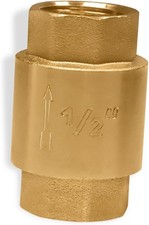 One Way Check Valve 1/2" Female Backflow Preventer, for 1/2 inch 