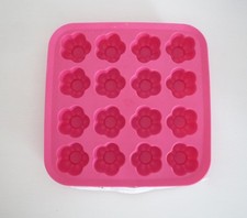 Ikea Plastis Eiswürfelform pink Blumen neu m...