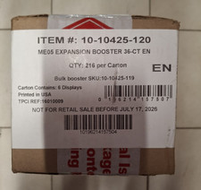 Pokemon TCG: ME05 Pitch Black 36 Pack Booster Box - Sealed Case Of 6 
