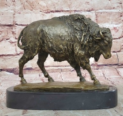 Barye Bronze Bison Buffalo Amerikanische Western South West Skulptur