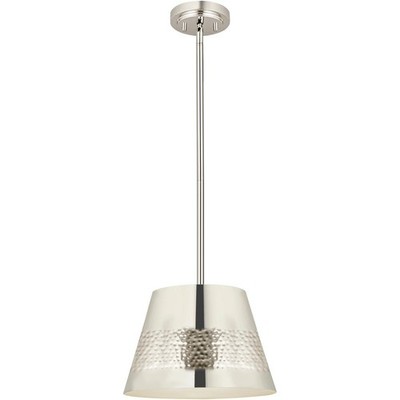 Z-Lite 6013-12PN Maddox 1 Light 12 inch Polished Nickel Pendant Ceiling Light