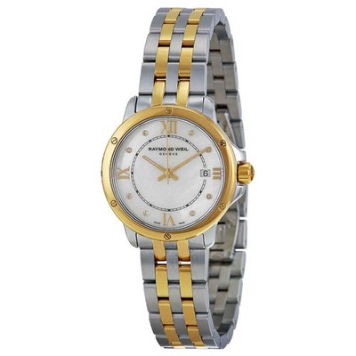 Raymond Weil 5391-STP-00995 Tango MOP Dial 28 mm Women's Watch New
