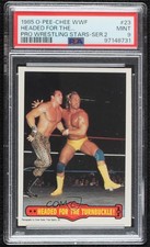 1985 Pro Wrestling Stars Brutus The Barber Beefcake Hulk Hogan PSA 9 MINT 1m3r