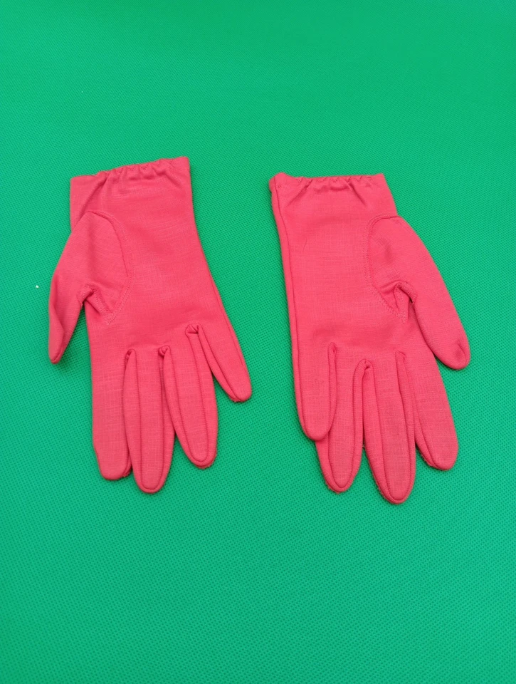 Guantes Damas De Colección Talla 7 Lote De 3 Azul Rojo Y Blanco En Bolso Original Foto 4 de 4