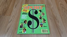 Sport Magazine June 1990 New Sport 100 Salary Survey Michael Jordan Joe Montana
