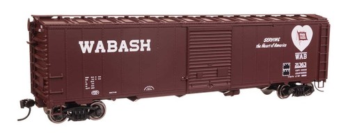 Walthers Mainline ~ Escala HO ~ 50' AAR vagón de carga de una sola puerta ~ Wabash #21363 | Condition: New