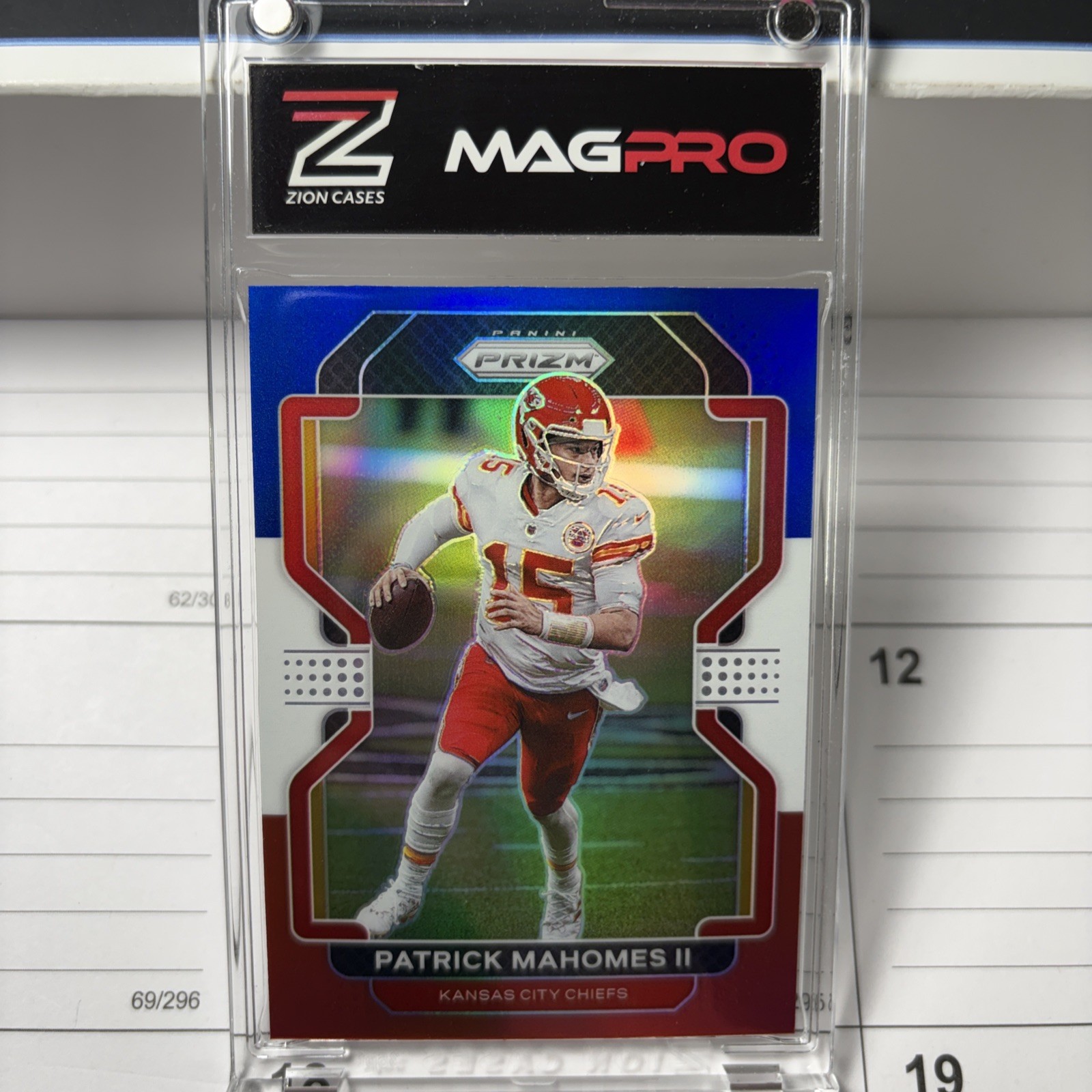 Patrick Mahomes II 2021 Panini Prizm Red White & Blue #190