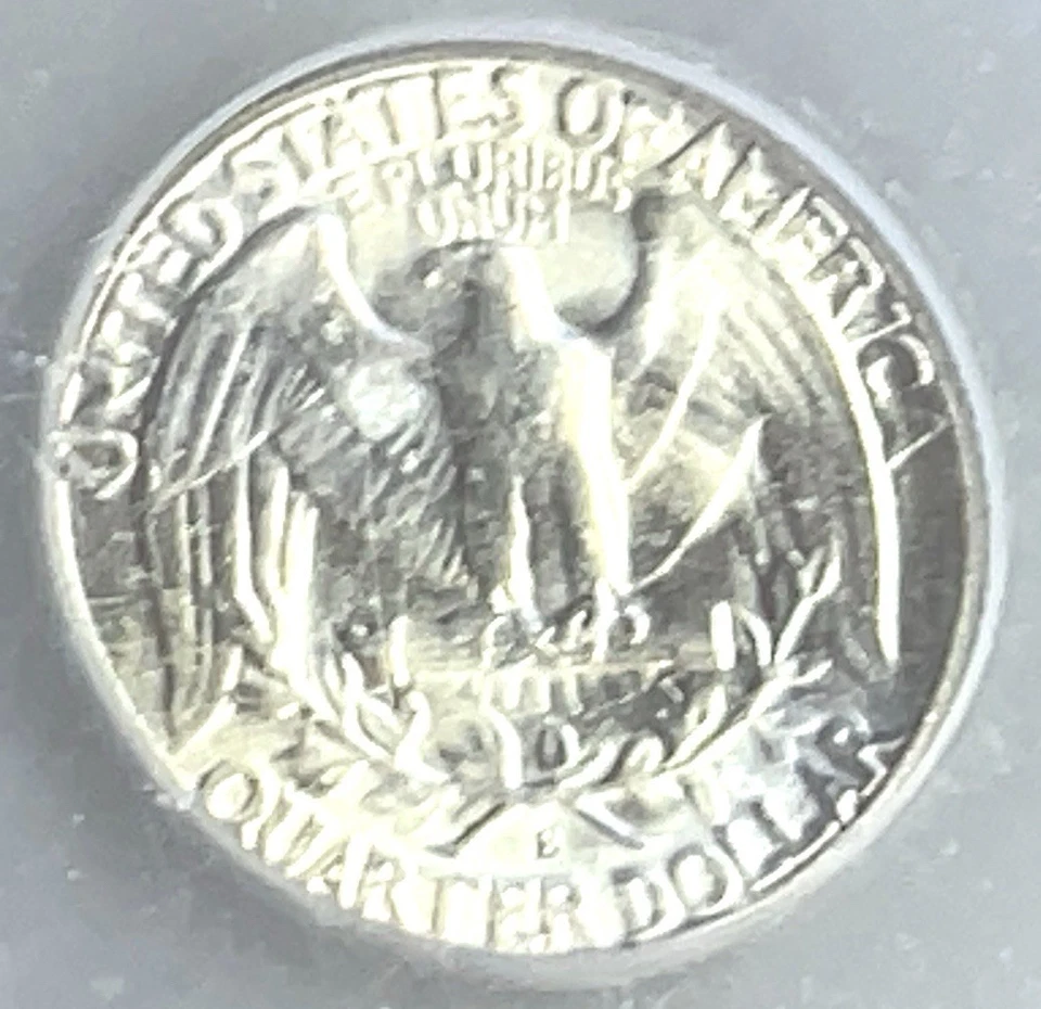 1954-S US Mint Silver Washington 25c Brilliant Uncirculated ICG Graded MS65 - Image 2 of 4