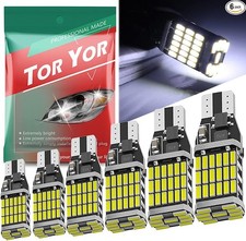 LED Bulbs 912 Reverse Lights Pack of 6, 6000K Xenon White CA Color: White-6PCS
