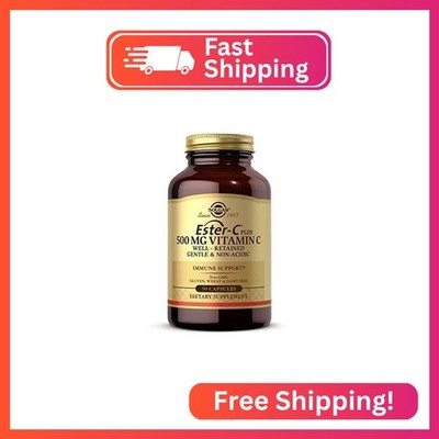 Solgar Ester-C Plus 500 mg Vitamin C with Citrus Bioflavonoids - 90 Capsules - G