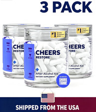 3pc Cheers Restore-Supplement with DHM+L-Cysteine Feel Better After Drinking