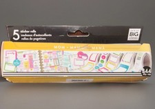 The Happy Planner MOM Sticker Roll Pck Schedule Organization 344 Piece New