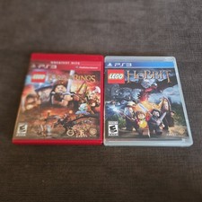 LEGO Lord of the Rings & Lego Hobbit Complete with Manuals (PlayStation 3, PS3)