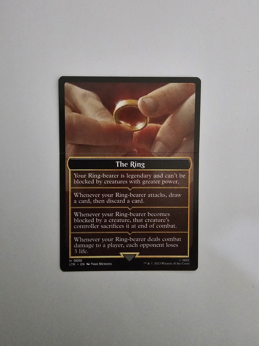MTG The Ring The Ring Tempts You *HELPER TOKEN* The Lord of the Rings 0013  NM | eBay