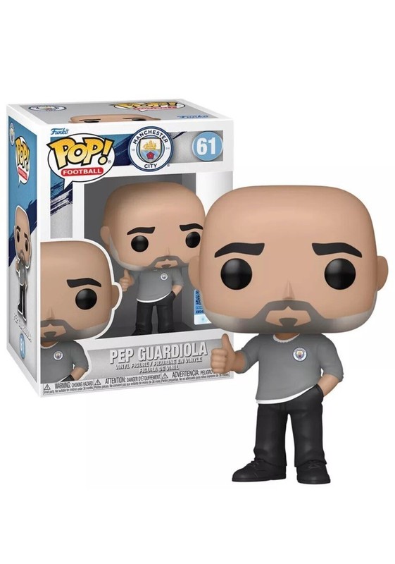 Funko Pop Pep Guardiola Manchester City Football Figure 61 New In Box
