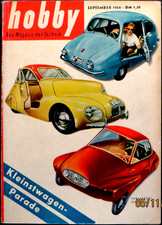 Hobby 09/54 Kleinstwagen: Champion, Kleinschnittger, Fuldamobil, Lloyd, Der Jeep