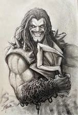 Lobo 11X17 BY Mano Ramirez Justice League DC Comics