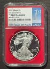 2018-S $1 SILVER AMERICAN EAGLE NGC PF70 First Day of Issue FDOI : 08095