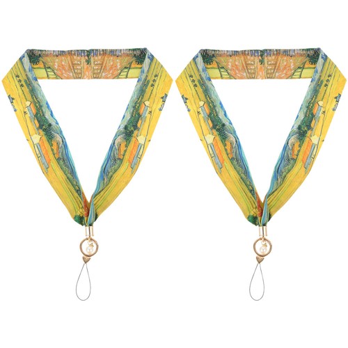 2 Pcs Retro Schal Lanyard Smartphone-Gurt Seil Zum Aufhängen Des Telefons - 第 1/12 張圖片