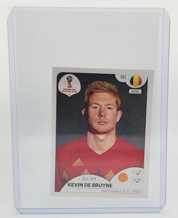 2018 Panini Fifa World Cup Russia Sticker Kevin De Bruyne Belgium #522