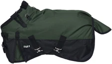Miniature Horse Heavyweight Winter Turnout Blanket - 1200D - 36"-50" - Green