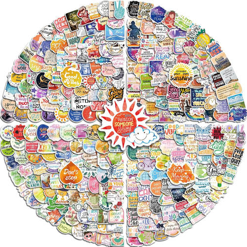 400Pcs Inspirational Words Stickers, Motivational Waterproof Vinyl Stickers for - Picture 10 of 12