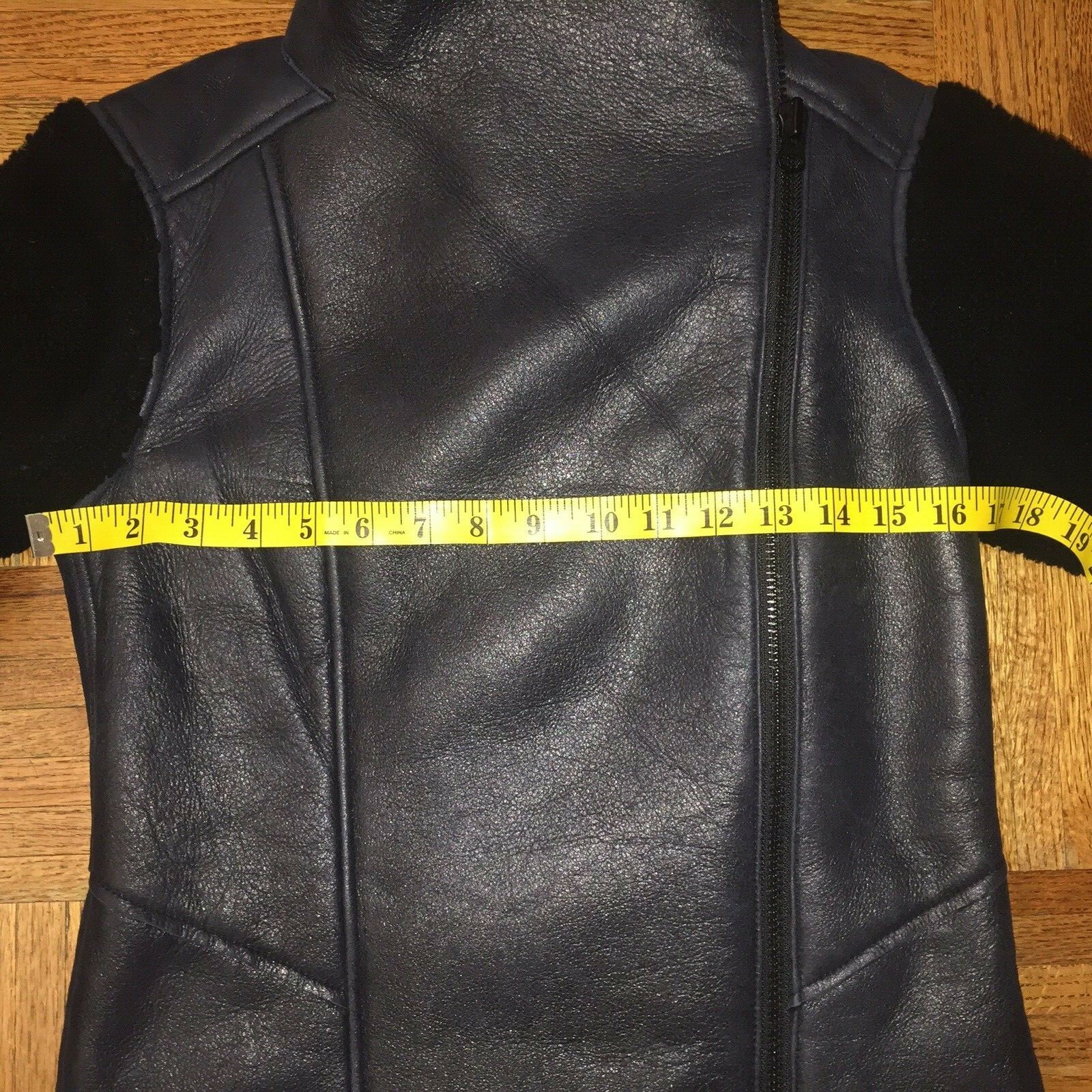 Truth and PRIDE Genuine Shearling black Fur Coat Jacket  S Sold Out! image 6