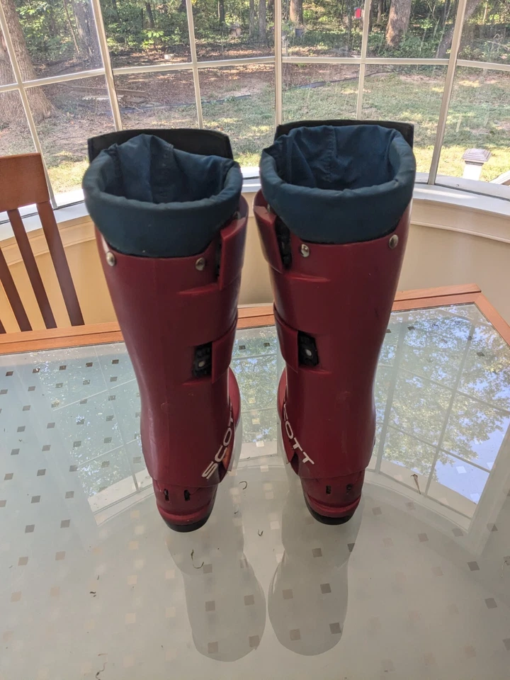 [Muy Raras] Botas de Motocross SCOTT USA De Colección Talla US MED/LG Rojo Azul/Negro Amarillo Foto 3 de 4