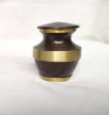 Handcrafted Beautiful PET URN Memorial 5x5x7.5 cm Modern Design ITC1031