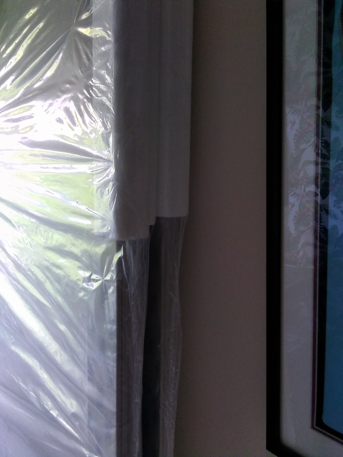 New sliding wardrobe doors Howdens, colour cashmere 
