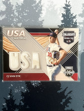 2020 Panini Elite Extra Edition USA Material CJ Van Eyk Patch USAM-CE
