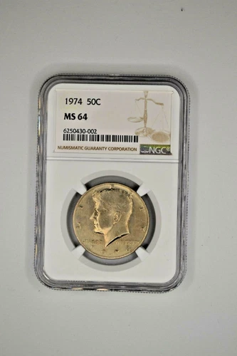 1974 50C MS 64 NGC Graded