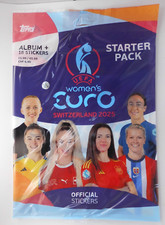 Topps UEFA Women's Euro 2025 Official Stickers Collection Starter pack Album &18