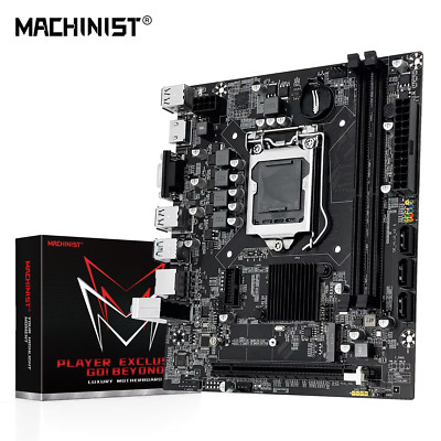 H110 Motherboard Supports LGA 1151 Intel Core CPU DDR4 RAM and M.2 NVME SDD VGA 