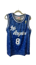 Kobe Bryant Los Angeles Blue Paisley  Jersey Trillest 🥶🔥