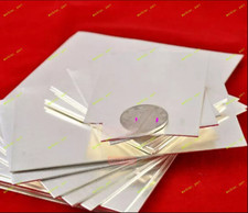 99.99 Sterling Silver Sheet Rectangular Blank 5 10cm Jeweler DIY 0.01mm 0.5mm