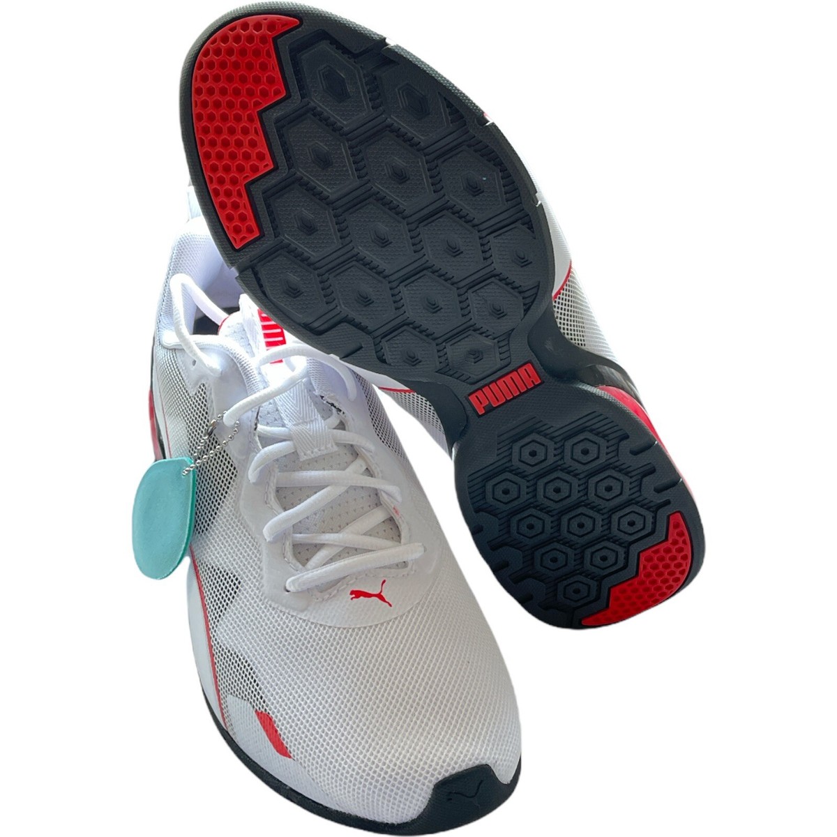 Men’s Sneakers Size 11.5 PUMA CELL VALIANT White/Red/Grey SoftFoam 19405501 Men main image 2