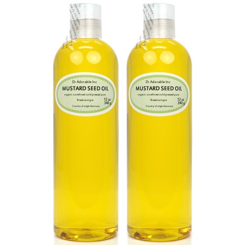 MUSTARD SEED OIL BY DR.ADORABLE ORGANIC 100 % PURE COLD PRESSED 2oz-UP TO 7LB - 第 16/23 張圖片