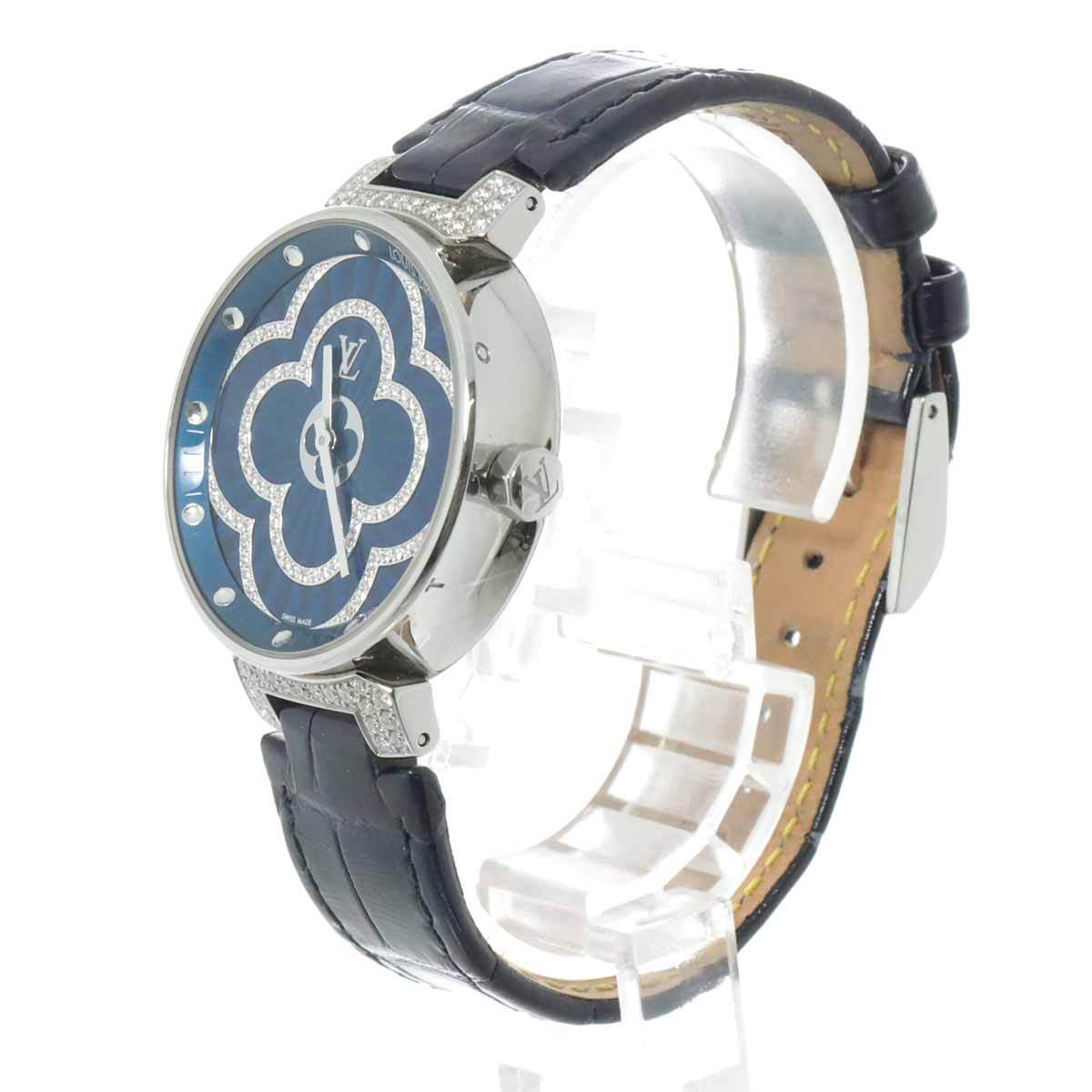 LOUIS VUITTON Tambour Moon Divine QA095 Ladies Watch From
