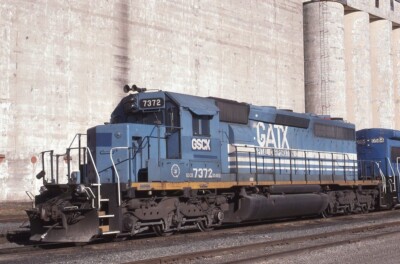 GATX GSCX Railroad Train Locomotive 7372 KANSAS CITY MO Original Photo ...