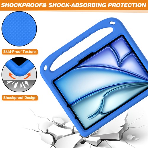 For iPad 5 6 7 8 9 10 11 Gen Pro Air 11 13" Mini 6th Case Shockproof Stand Cover - Picture 38 of 73