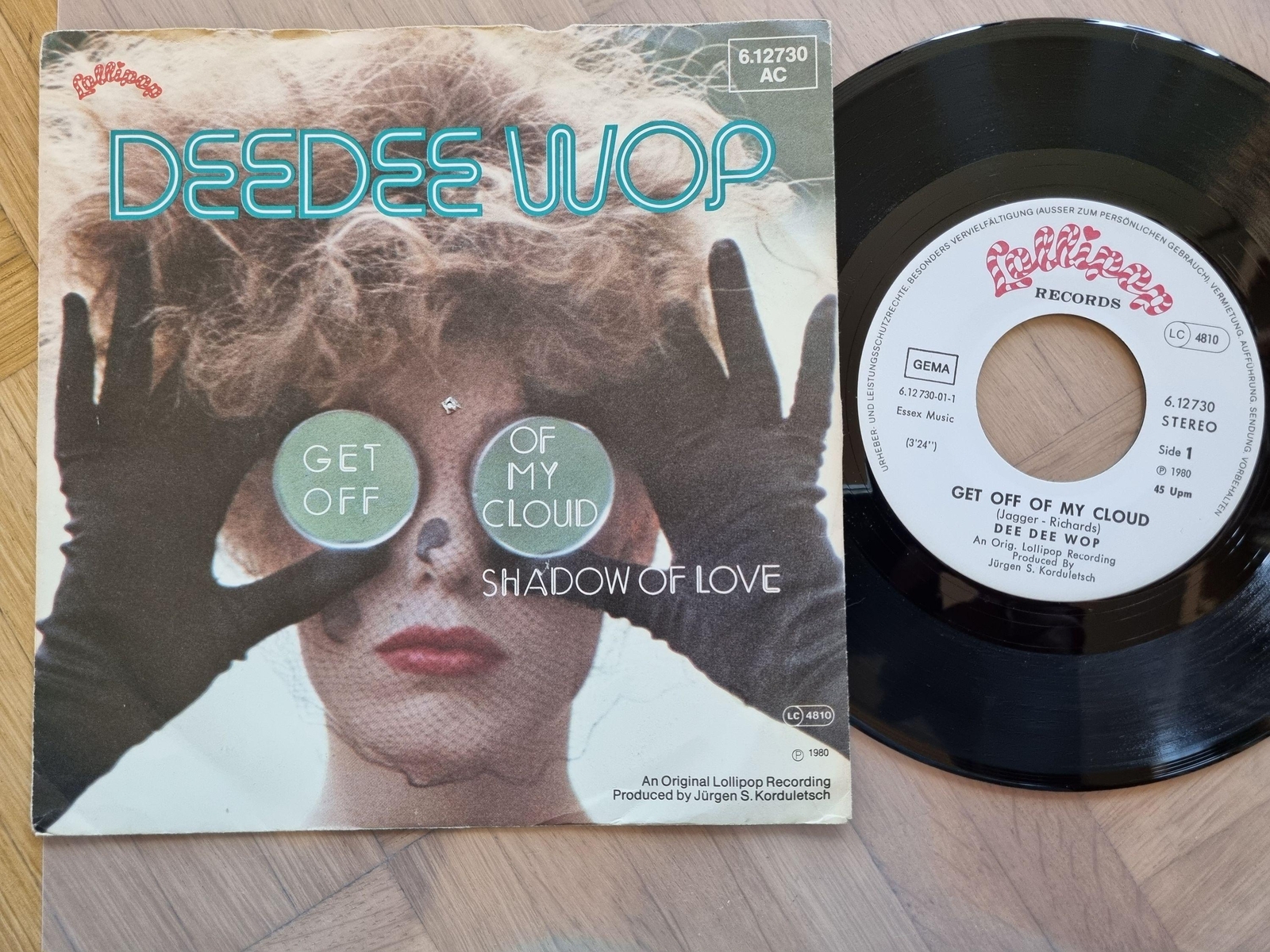 7"" Single Dee Dee Wop - Get off of my cloud Vinyl Germany/ CV Rolling Stones