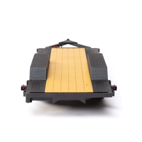 Remolque de plataforma plana para vehículos Axial AXI00009 SCX24 con luces traseras LED: 1/24 - Imagen 4 de 14