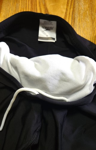 NUEVO CON ETIQUETAS SPEEDO BOY TALLA 12 NEGRO Jammer Traje de Baño Bañador Bañador UPF 50+ - Imagen 6 de 6