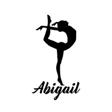 Gymnast Decal for Yeti, Car, Truck, Tumbler, Water Bottle - Gymnastics sticker